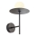 Redo 01-2726 - Nástěnná lampa PLATO 1xG9/10W/230V černá