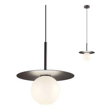 Redo 01-2728 - Lustr na lanku PLATO 1xG9/10W/230V pr. 20 cm černá