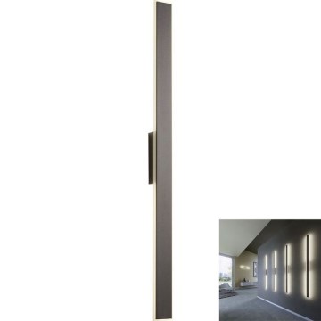 Redo 01-2769 - LED Nástěnné svítidlo WAPI LED/23W/230V 90,5 cm černá