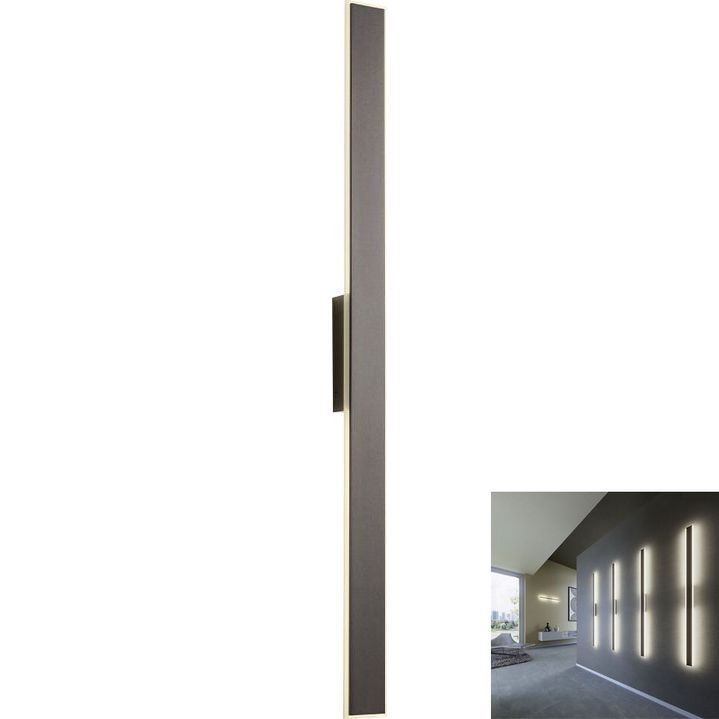 Redo 01-2769 - LED Nástěnné svítidlo WAPI LED/23W/230V 90,5 cm černá