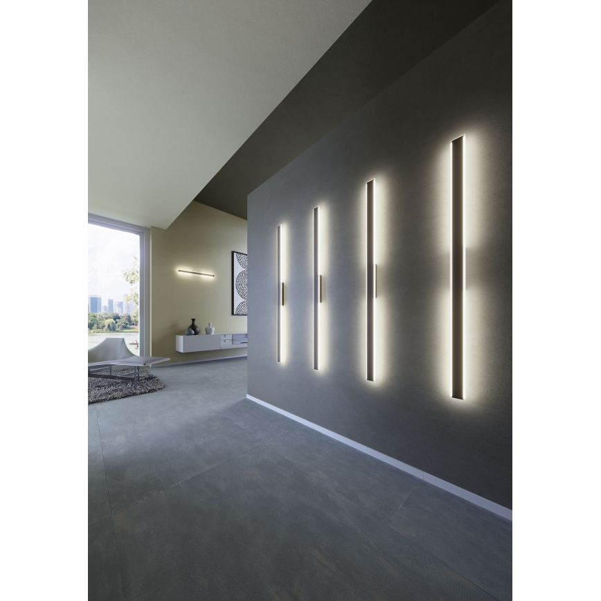 Redo 01-2769 - LED Nástěnné svítidlo WAPI LED/23W/230V 90,5 cm černá