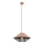 Redo 01-3005 - Lustr na lanku GRILL 1xE27/42W/230V pr. 39,6 cm černá/hnědá