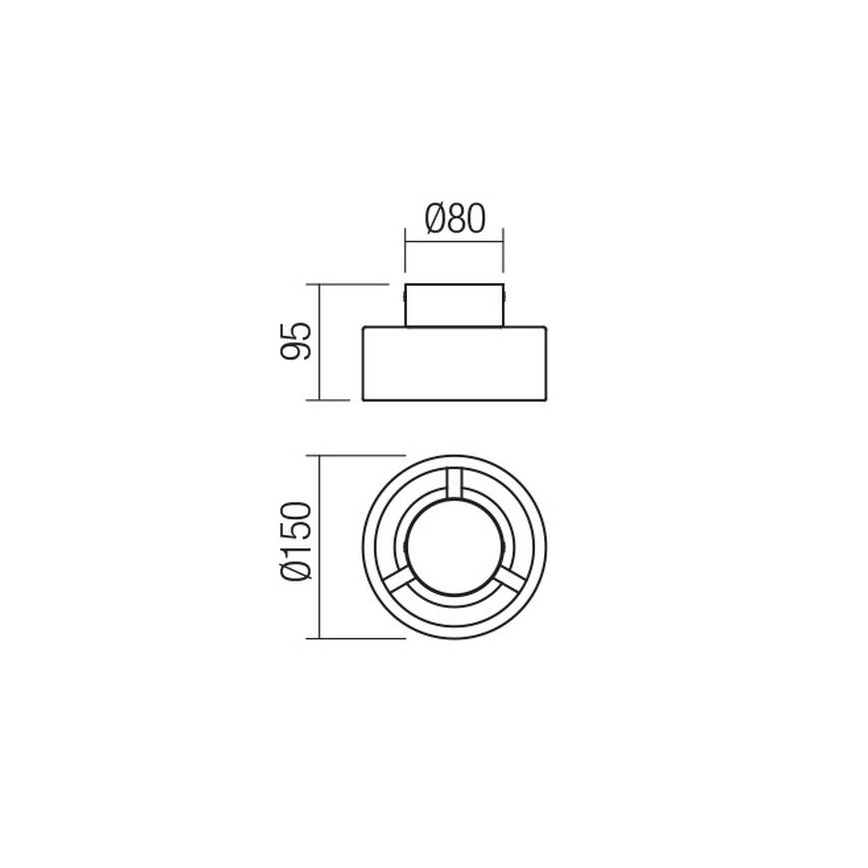 Redo 01-3096 - LED Stropní svítidlo PUNKT LED/6W/230V bílá