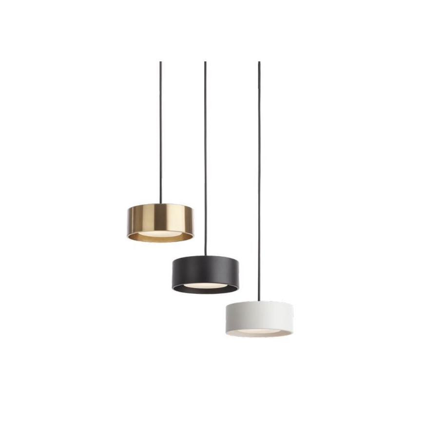 Redo 01-3100 - LED lustr na lanku PUNKT LED/6W/230V pr. 15 cm mosaz