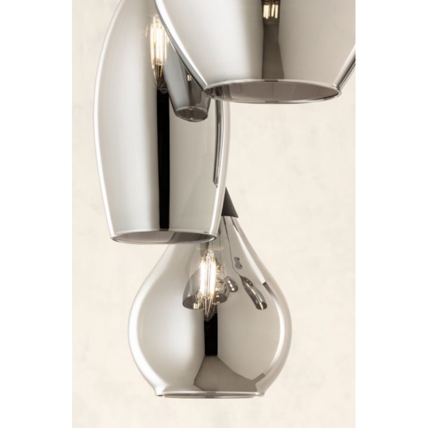 Redo 01-3190 - Lustr na lanku TANNER 1xE14/28W/230V pr. 15 cm