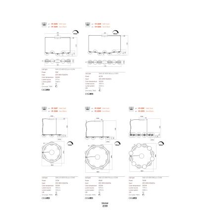 Redo 01-3239 - LED Nástěnné svítidlo SINCLAIR LED/6,5W/230V CRI 93 IP21 zlatá