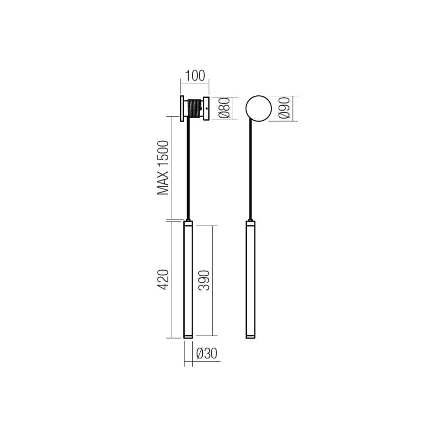 Redo 01-3361 - LED Stmívatelná nástěnná lampa SWING LED/9W/230V 3000/4000K CRI 90 bílá