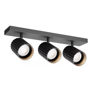 Redo 01-3406 - Bodové svítidlo DELPHI 3xGU10/7W/230V černá