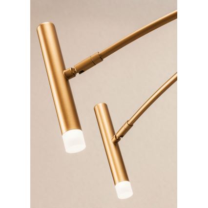Redo 01-3450 - LED Stmívatelný lustr na tyči RAYEN LED/80W/230V CRI 90 zlatá