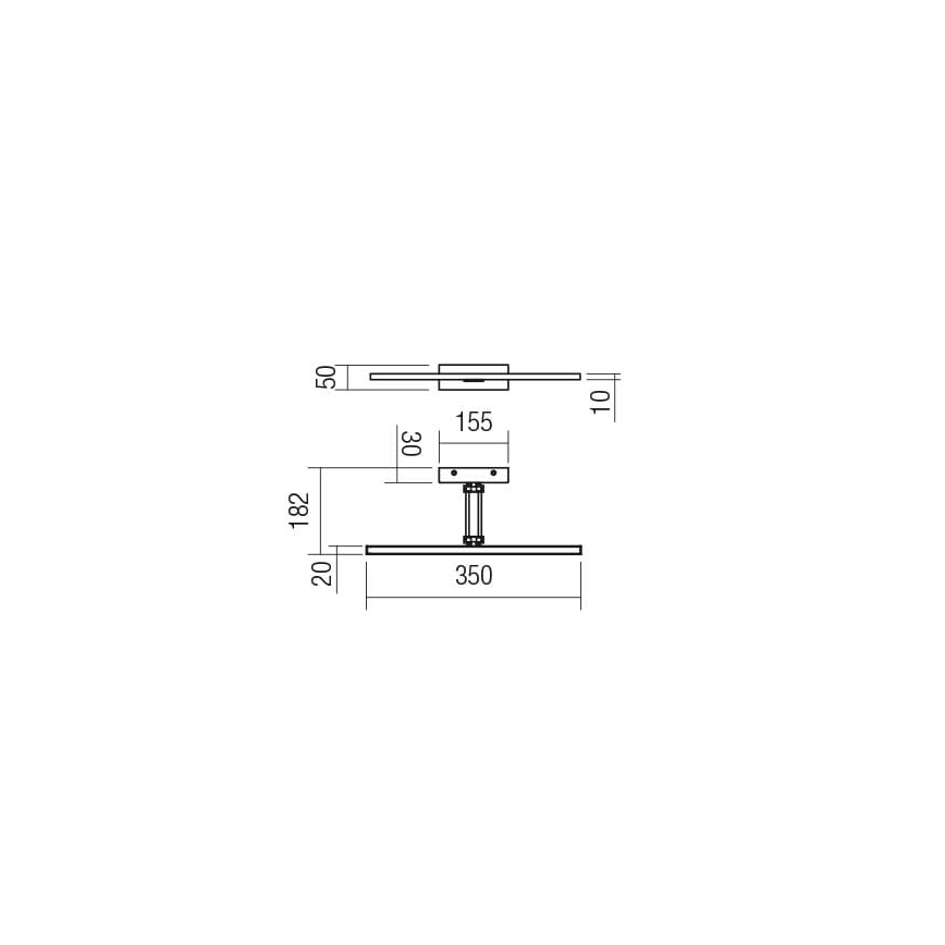 Redo 01-3460 - LED Obrazové svítidlo LINEAR LED/8W/230V 35 cm CRI 92 bílá
