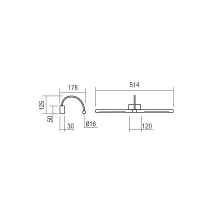 Redo 01-3466 - LED Obrazové svítidlo KENDO LED/11W/230V 51,4 cm CRI 92 bílá