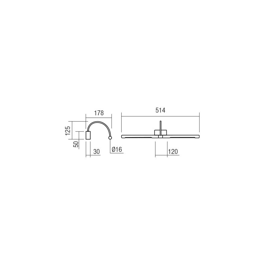 Redo 01-3467 - LED Obrazové svítidlo KENDO LED/11W/230V 51,4 cm CRI 92 černá