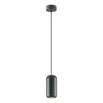Redo 01-3474 - Lustr na lanku BOOM 1xGU10/10W/230V pr. 7,6 cm černá