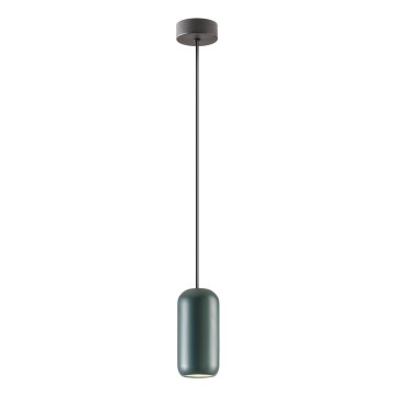 Redo 01-3475 - Lustr na lanku BOOM 1xGU10/10W/230V pr. 7,6 cm zelená