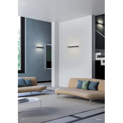 Redo 01-3555 - LED Nástěnné svítidlo SEED LED/30W/230V černá