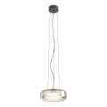 Redo 01-3591 - LED Lustr na lanku SOLERA LED/24W/230V pr. 35 cm CRI 93 3000/4000K šedá