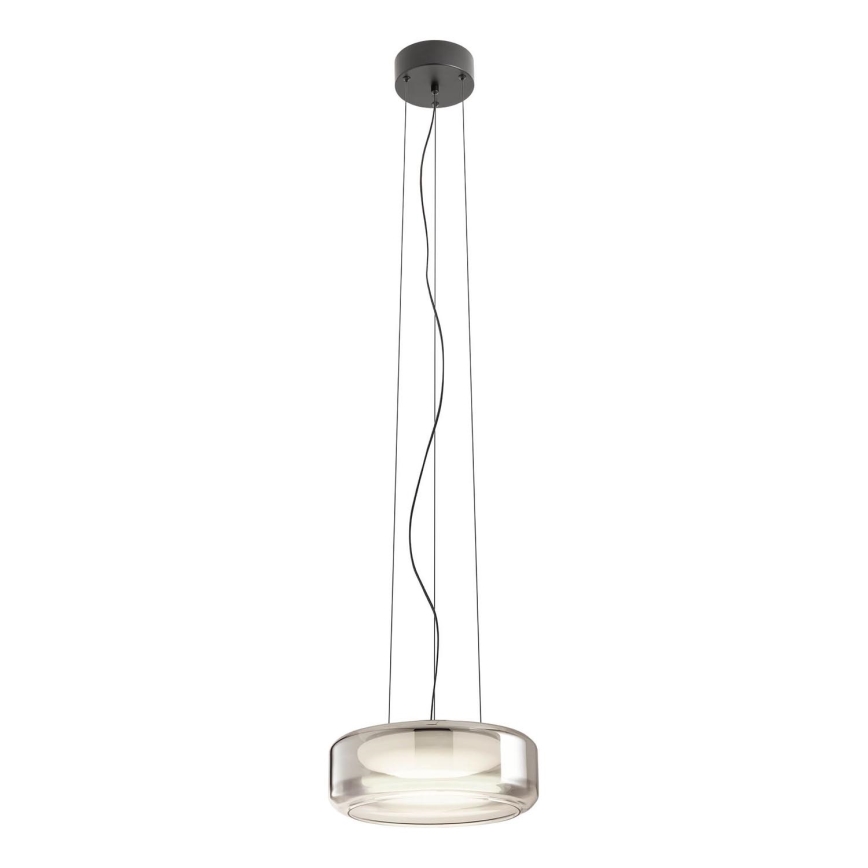 Redo 01-3591 - LED Lustr na lanku SOLERA LED/24W/230V pr. 35 cm CRI 93 3000/4000K šedá
