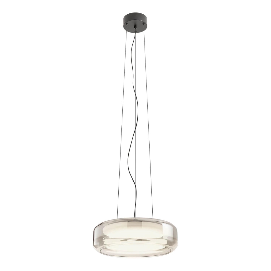 Redo 01-3592 - LED Lustr na lanku SOLERA LED/36W/230V pr. 45 cm CRI 93 3000/4000K šedá
