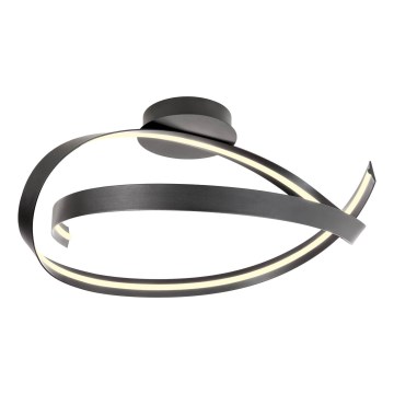 Redo 01-3614 - LED Stmívatelné stropní svítidlo IMPULS LED/34W/230V pr. 60 cm černá