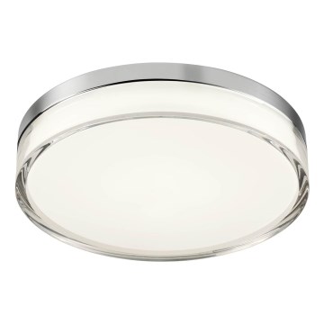 Redo 01-3728 - LED Koupelnové stropní svítidlo FRISBI LED/18W/230V pr. 28 cm CRI 90 3000/4000K IP44 lesklý chrom