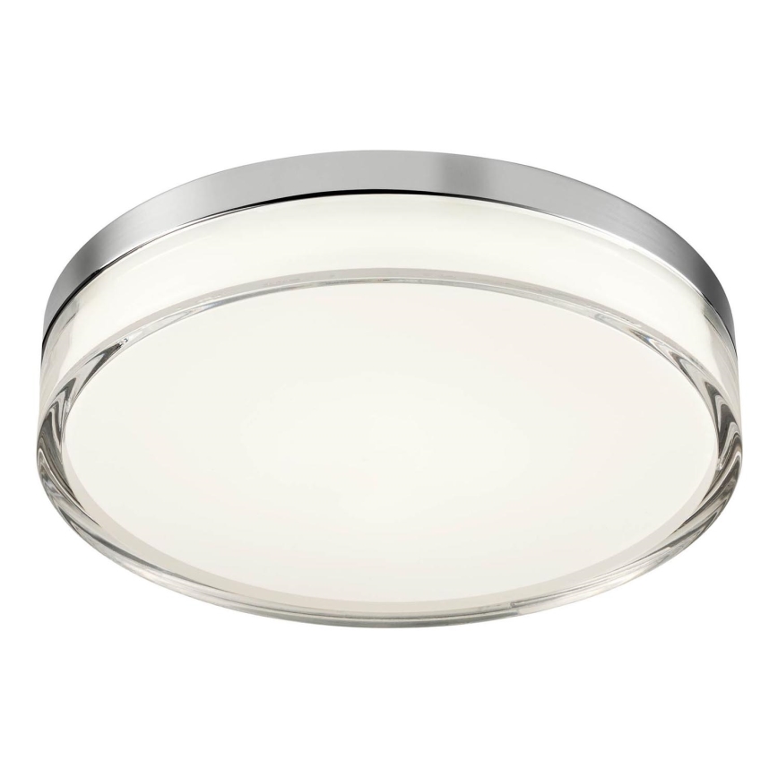 Redo 01-3728 - LED Koupelnové stropní svítidlo FRISBI LED/18W/230V pr. 28 cm CRI 90 3000/4000K IP44 lesklý chrom