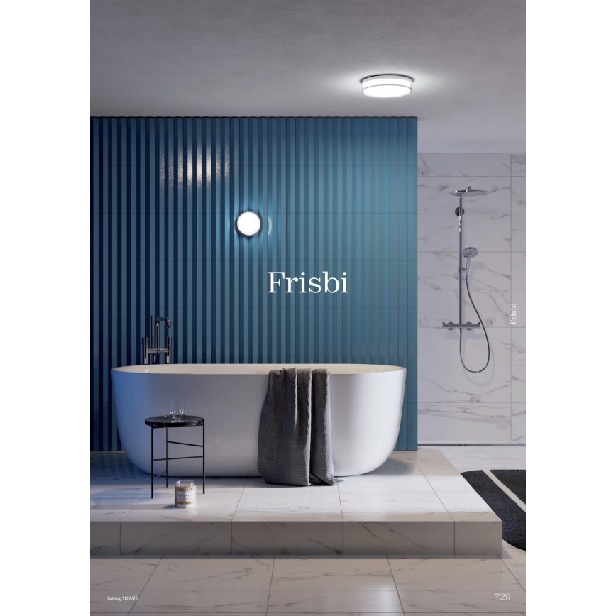 Redo 01-3733 - LED Koupelnové stropní svítidlo FRISBI LED/8W/230V pr. 15 cm CRI 90 IP44 černá