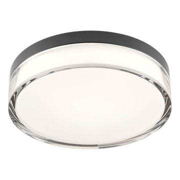Redo 01-3735 - LED Koupelnové stropní svítidlo FRISBI LED/12W/230V pr. 23 cm CRI 90 3000/4000K IP44 černá