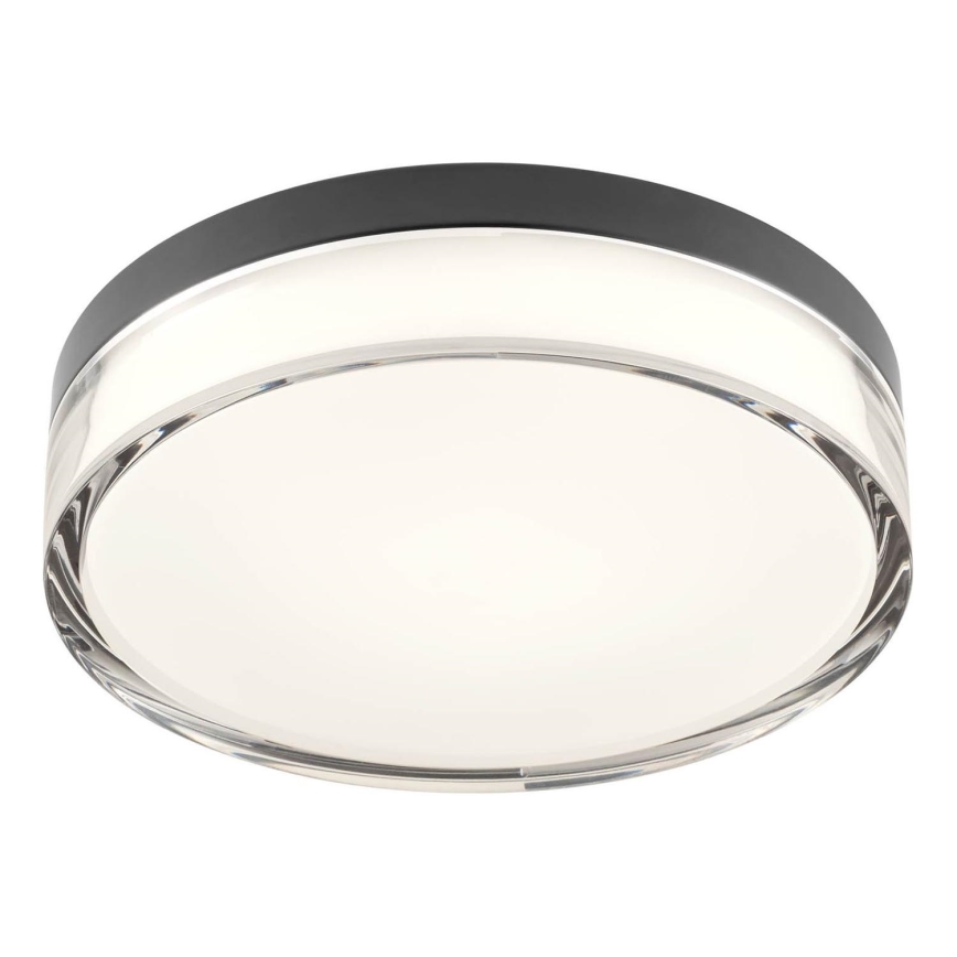 Redo 01-3735 - LED Koupelnové stropní svítidlo FRISBI LED/12W/230V pr. 23 cm CRI 90 3000/4000K IP44 černá