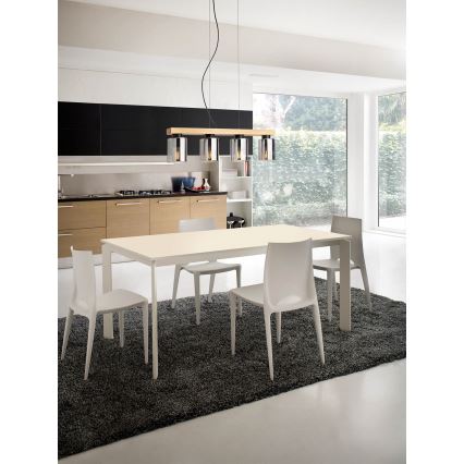 Redo 01-3986 - Lustr na lanku ROTIS 4xE27/15W/230V