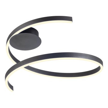 Redo 01-4012 - LED Stmívatelné stropní svítidlo SCROLL LED/38W/230V 3000K/4000K/6000K CRI 90 pr. 60 cm černá