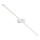 Redo 01-4034 - LED Koupelnové osvětlení zrcadla ROW LED/18W/230V 90 cm IP44 bílá