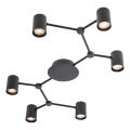 Redo 01-4048 - Bodové svítidlo WEBB 6xGU10/10W/230V černá