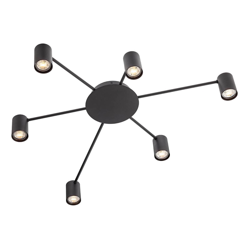 Redo 01-4052 - Bodové svítidlo NOA 6xGU10/10W/230V černá