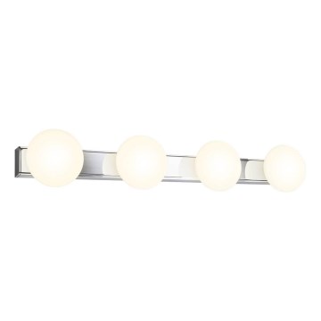 Redo 01-4309 - LED Koupelnové stropní svítidlo OVUM 4xLED/5W/230V 3000/4000K CRI 90 IP44 bílá/lesklý chrom