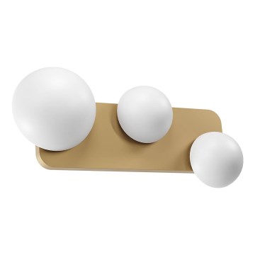 Redo 01-4329 - LED Nástěnné svítidlo LUMIEN 3xLED/18W/230V 2700/3000K CRI 90 bílá/zlatá