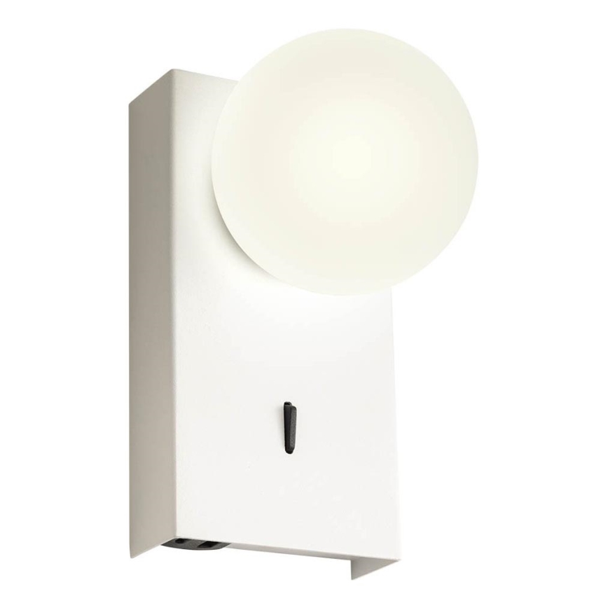 Redo 01-4656 - LED Nástěnné svítidlo NORMA LED/5W/230V CRI 90 USB bílá