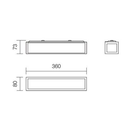 Redo 01-703 - Koupelnové nástěnné svítidlo EGO 2xE14/28W/230V 36 cm IP44 lesklý chrom