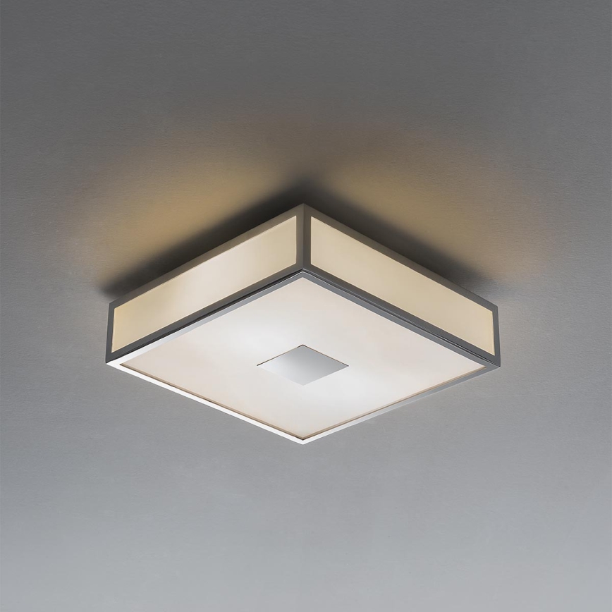 Redo 01-706 - Koupelnové stropní svítidlo EGO 4xE27/52W/230V 38x38 cm IP44 lesklý chrom