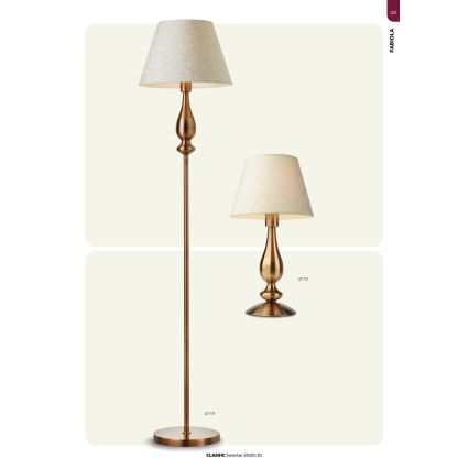 Redo 02-713 - Stolní lampa FABIOLA 1xE27/28W/230V
