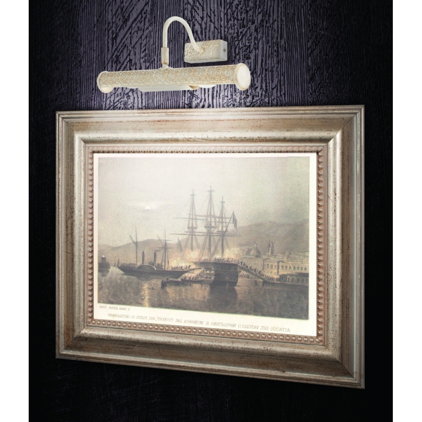 Redo 02-844 - Obrazové svítidlo CAIRO 2xE14/28W/230V 36 cm bílá