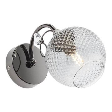 Redo 02-969 - Nástěnná lampa ASPERA 1xE14/28W/230V černá