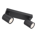 Redo 04-470 - Bodové svítidlo CAMEO 2xGU10/35W/230V černá