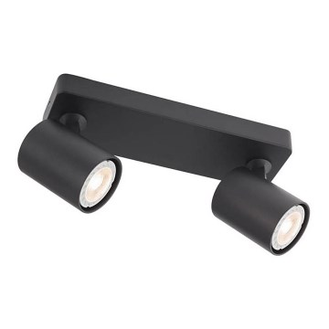 Redo 04-470 - Bodové svítidlo CAMEO 2xGU10/35W/230V černá