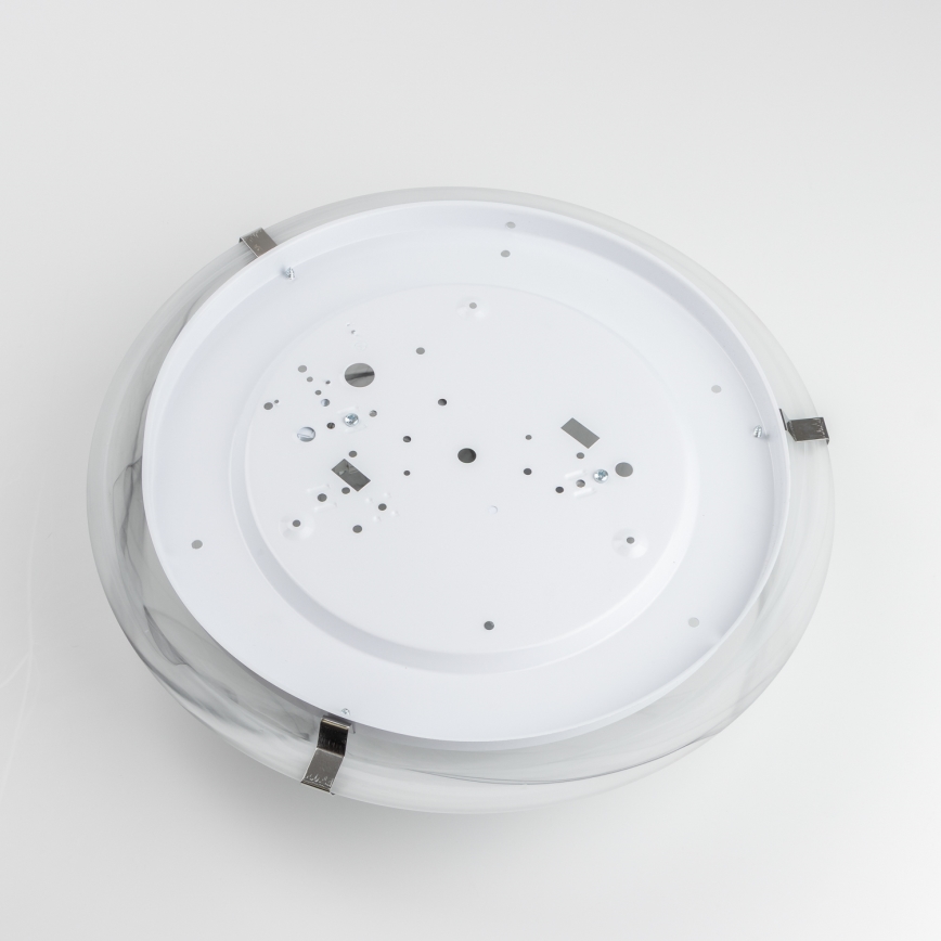 Redo 05-393 - Stropní svítidlo VIRGINIA 2xE27/42W/230V pr. 40 cm šedá