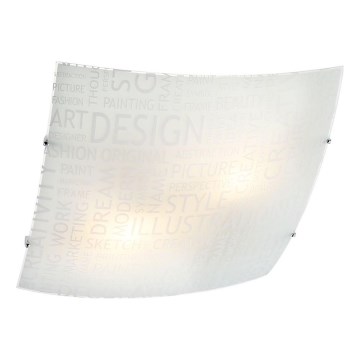 Redo 05-818 - Stropní svítidlo NOTES 2xE27/42W/230V 39x39 cm bílá