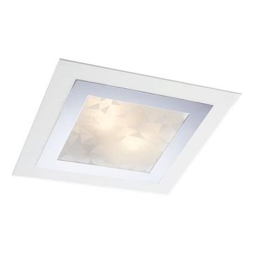 Redo 05-828 - Stropní svítidlo SPECTRE 1xE14/28W/230V 30x30 cm lesklý chrom/bílá