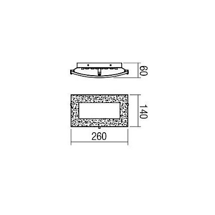 Redo 05-863 - LED Nástěnné svítidlo ARTEMIS LED/10W/230V stříbrná
