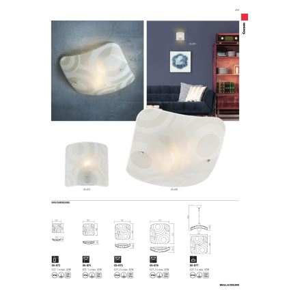 Redo 05-877 - Lustr na lanku COCOON 1xE27/42W/230V bílá