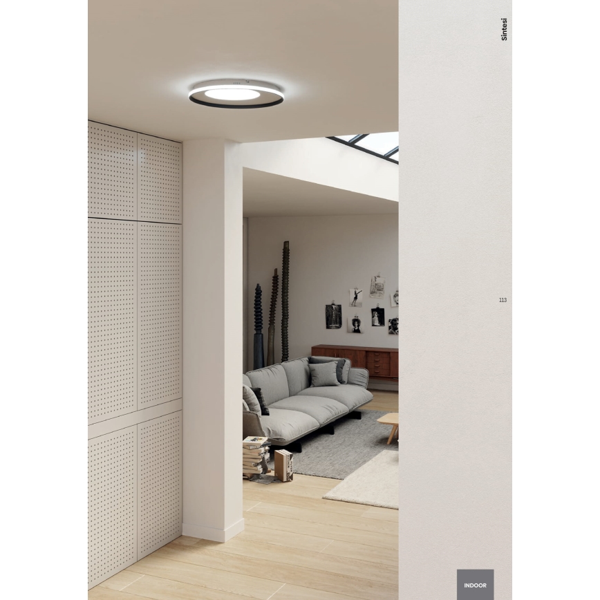 Redo 05-959 - LED Stmívatelné stropní svítidlo SINTESI LED/45W/230V pr. 45 cm 3000-6000K + dálkové ovládání