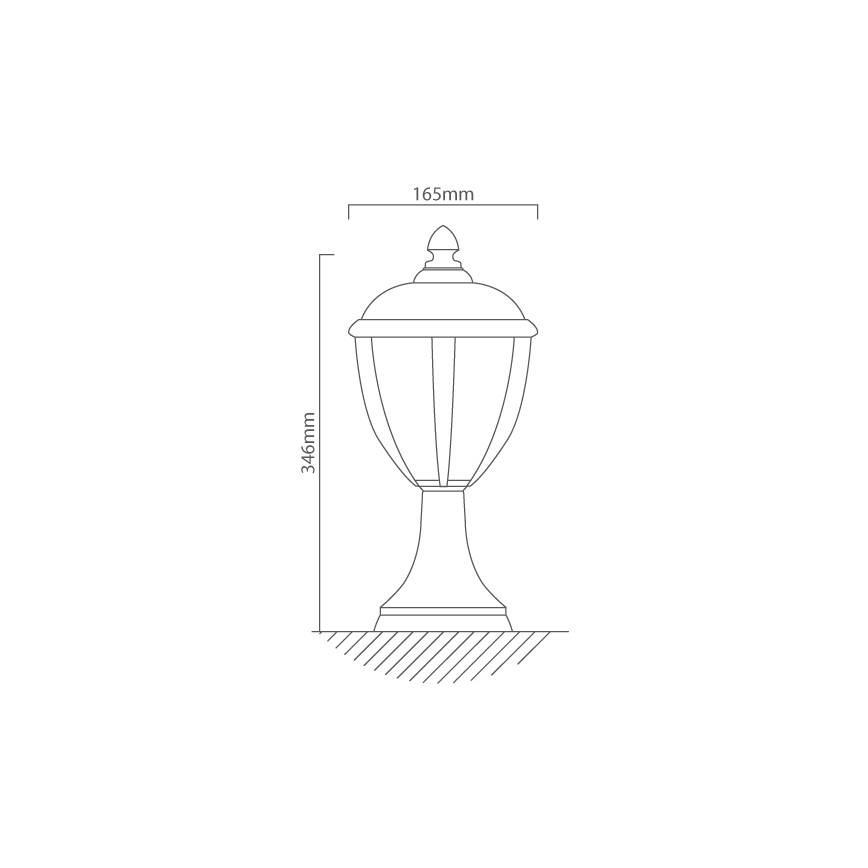 Redo 2604-3K BL - LED Venkovní lampa UNITE LED/6,5W/230V IP44